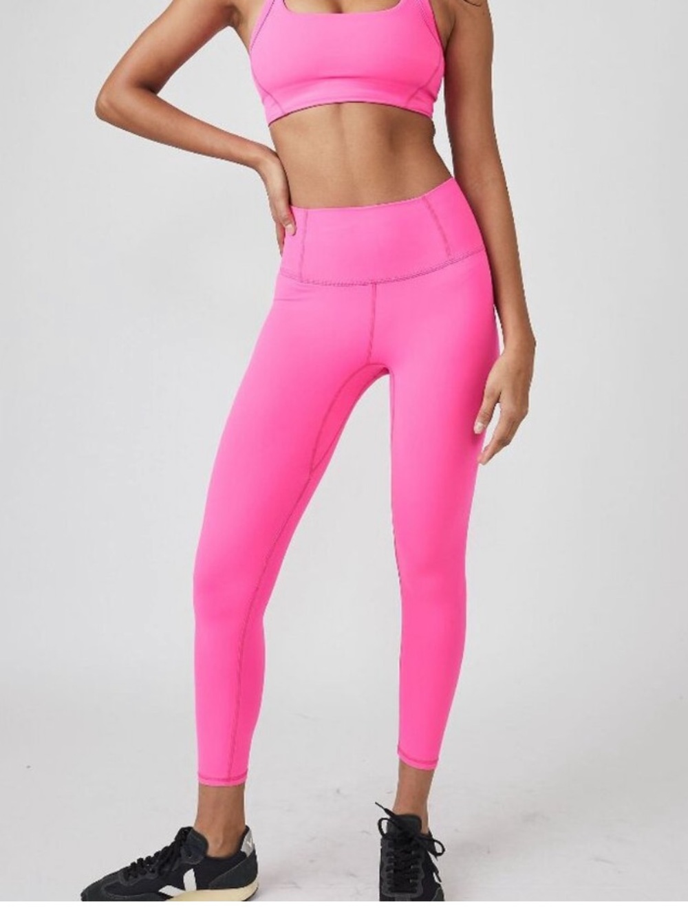 NWT FP Movement Never Better Leggings Hot Pink Size L